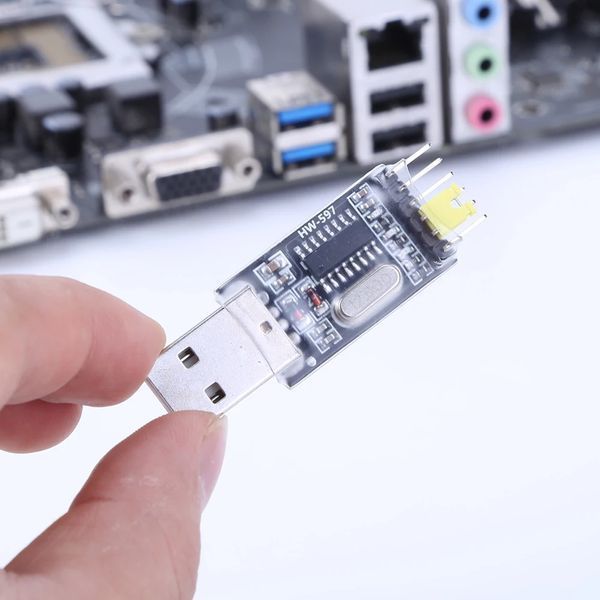 HW-597 адаптер USB - RS232 TTL UART 6PIN (CH340G) программатор конвертер уровней ТТЛ прошивка восстановление 7706 фото