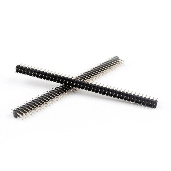 Контактый разъем 2*40 pin (2.54 мм) коннектор папа гребенка двух рядная прямая Double Row Male 5047 фото