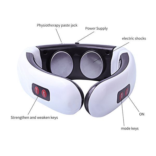 MY-518 (KL-5830) массажер для шеи Neck Massager Electric Pulse Back and Neck Massager 5233 фото