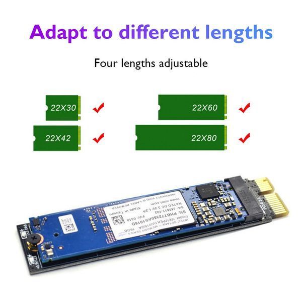 NFHK N-M201 v1.0 адаптер NVMe - PCIe x4 x8 x16 низкий 32 мм (SSD NGFF M.2) XP941 SM951 PM951 A110 SSD 4915 фото