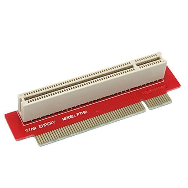 PCI райзер угловой 1U 32 bit левый 90 град. riser удлинитель слота Незаменим для Развернут влево, если смот 187 фото