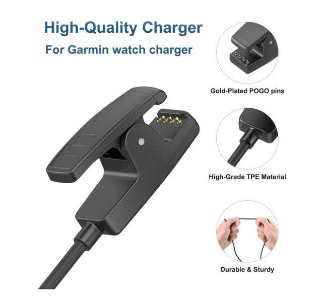 Кабель USB для зарядки передачи данных Garmin 35 230 235 630 735xt 645 (прищепка) Forerunner Music Charging 8062 фото