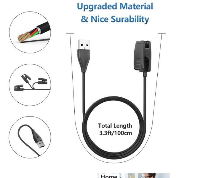 Кабель USB для зарядки передачи данных Garmin 35 230 235 630 735xt 645 (прищепка) Forerunner Music Charging 8062 фото