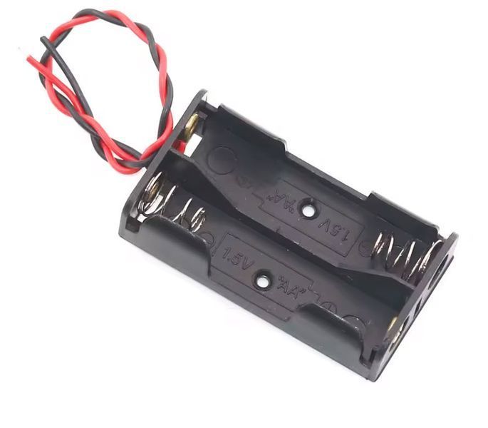 Держатель холдер под зарядку АА Battery 3V (2 Slot) 3719-2 фото