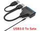 Кабель SATA (22+7) - USB 3.0 с двойным USB и доп.питанием DC 3,5 мм &ndash; адаптер для HDD/SSD 2.5/3.5" с усиленным питанием 4906-2 фото 7