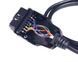 Кабель подовжувач OBD2 J1962 (1.3 м) FOXWELL KW850 NT624 NT644 Male "тато" DB15 для автомобільної діагностики ремонт заміну  8201 фото 10