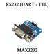 RS232 UART TTL конвертер (3.3-5 В) чип MAX3232 перетворювач інтерфейсу DB9 RobotDyn 5029 фото 1