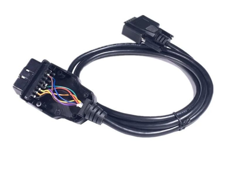 Кабель подовжувач OBD2 J1962 (1.3 м) FOXWELL KW850 NT624 NT644 Male "тато" DB15 для автомобільної діагностики ремонт заміну  8201 фото