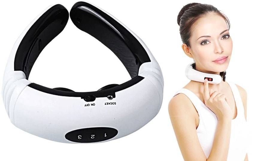 MY-518 (KL-5830) массажер для шеи Neck Massager Electric Pulse Back and Neck Massager 5233 фото