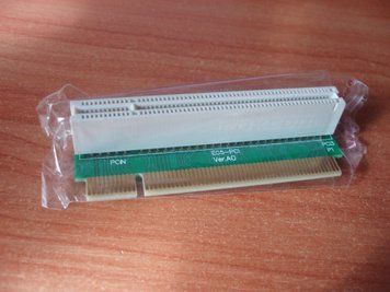 PCI райзер угловой 1U 32 bit правый 90 град. riser удлинитель слота 181 фото