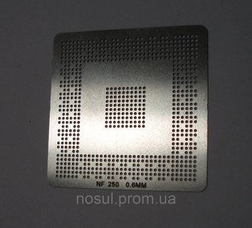 BGA шаблони 0.6 mm NF 250 трафарети для реболлу реболінг-набір відновлення паяння ремонт прямого нагрівання 4472 фото
