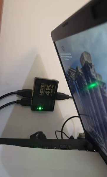 Свитчер коммутатор HDMI 3*1 с ИК ДУ пультом &ndash; переключатель 3 входа / 1 выход для 4K устройств (DVD, HDTV, Xbox, PS4) видео+аудио (3 HDMI in - 1 HDMI out)&nbsp; 3511-2 фото