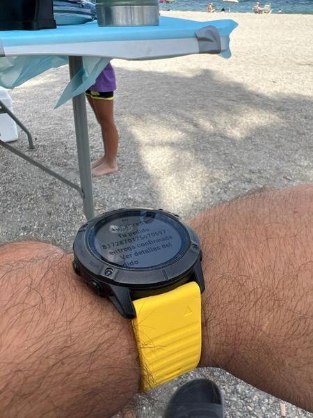 Ремешок (26 мм) Garmin QuickFit Fenix 6X 6X 6 Pro YELLOW (желтый) силикон каучук 7579 фото
