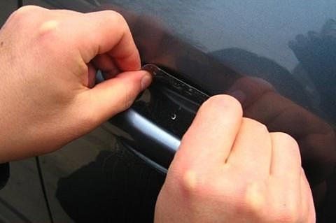 Пленка защит 5шт от царапин дверные ручки протектор Car Door Handle Scratch Protector - невидимы после наклейк 1344 фото