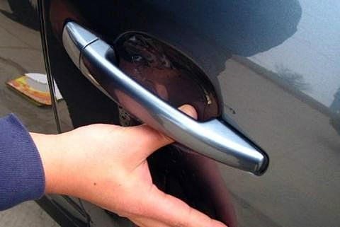 Пленка защит 5шт от царапин дверные ручки протектор Car Door Handle Scratch Protector - невидимы после наклейк 1344 фото