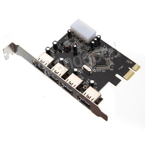 USB 3.0 (4 port) PCI-e VIA FL-800 5Гбс плата расширения портов адаптер 2239 фото