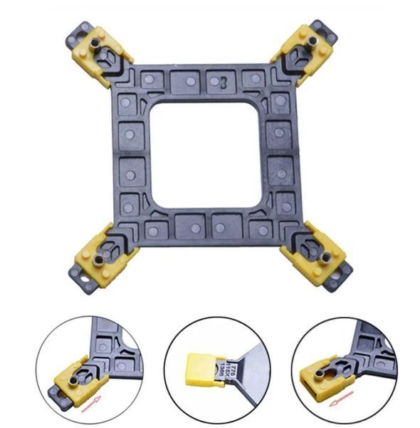 Универсальный кронштейн для кулера CPU (Square ILM 80*80 мм) держатель радиатора совместим с Intel LGA 1150/1151/1155/1156/1366/2011/2011-3 металлический монтажная основа для вентилятора 8164 фото