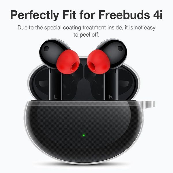 Набір силіконових вкладок (амбушури) Huawei FreeBuds 4i (4 розміри по 2 шт.) Litive earphone FreeLace Pr 6630 фото