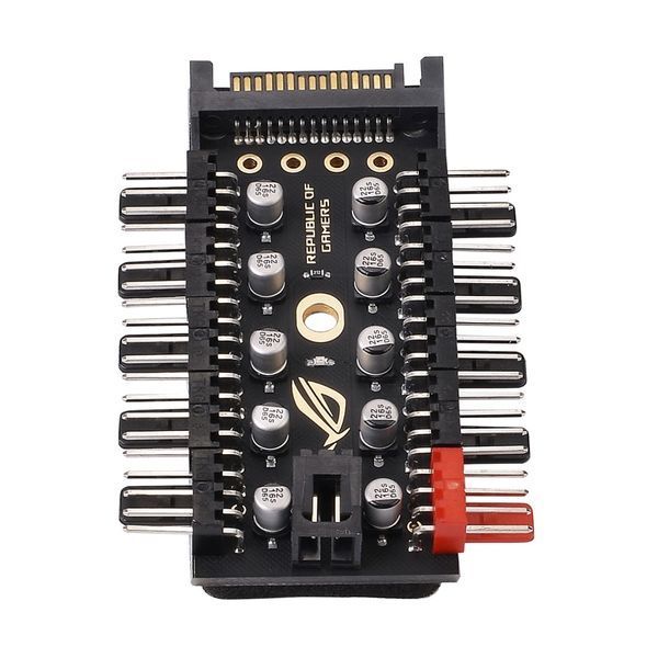 SATA PWM Cooler Fan HUB сплиттер охлаждения вентилятор 10 порт Splitter 6134 фото