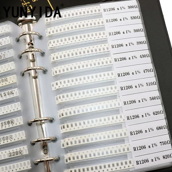 Страница для книги SMD Sample Book (12 рядная 14 мм) 0402 0603 0805 1206 5402 фото