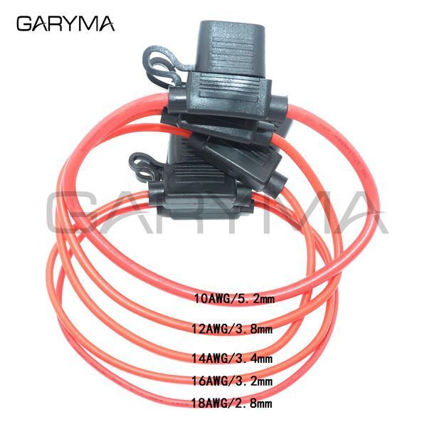 XHX-007 600V (під standard medium - середній розмір запобіжників 19*19 мм) тримач роз'єм запобіжника автомобільного 12V-24V 5...40 4705 фото