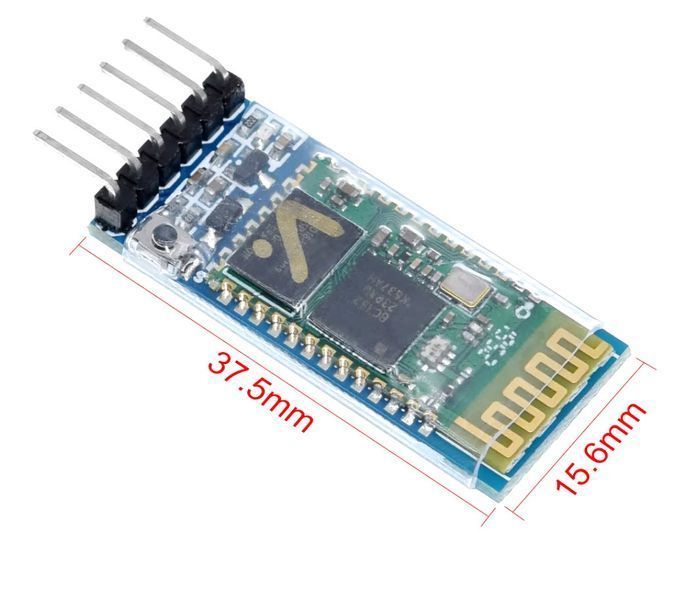 HC-05 RS232 Bluetooth 6 pin Master Slave блютуз модуль RF Transceiver TTL UART 3508 фото
