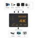 Свитчер коммутатор HDMI 3*1 с ИК ДУ пультом &ndash; переключатель 3 входа / 1 выход для 4K устройств (DVD, HDTV, Xbox, PS4) видео+аудио (3 HDMI in - 1 HDMI out)&nbsp; 3511-2 фото 3