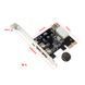 Контроллер VT6315N PCIE - 1394 iLink FireWare (6 pin)+ 1 (4pin) порт + MOLEX подключение видеокамер, музыкальн 2893-2 фото 2