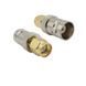 Переходник BNC female (мама) - RP-SMA male (папа) объединитель coupler RF 7165 фото 3