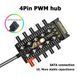 SATA PWM Cooler Fan HUB сплиттер охлаждения вентилятор 10 порт Splitter 6134 фото 2