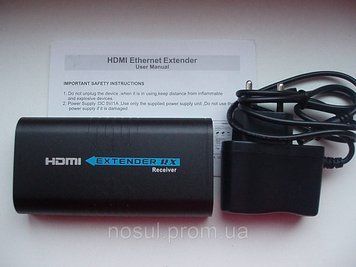 HDMI ресивер приймач receiver адаптер подовжувач HDMI за витою парою до 120 м 3812 фото