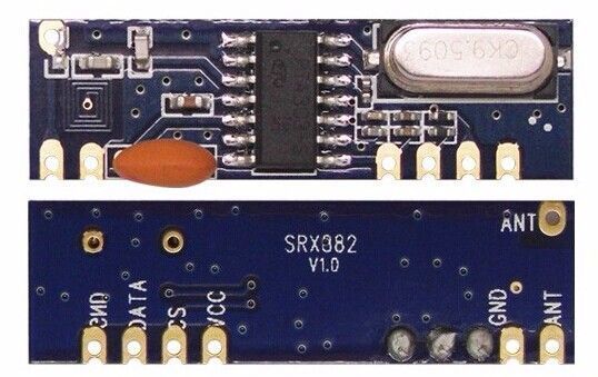 STX882 v1.3 315 Mhz приемник ASK Receiver RF радиочастотный с антеной 6216-2 фото