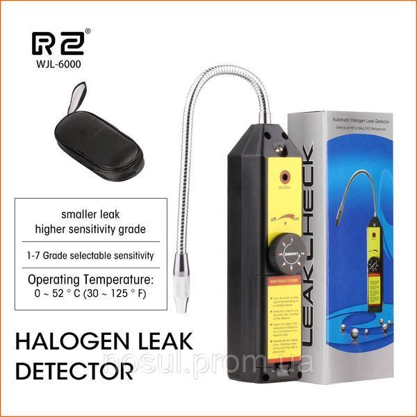 Elitech WJL-6000 детектор утечки фреона (течеискатель) CFC HFC Halogen Gas Refrigerant Leak Detector Air Condi 5632 фото