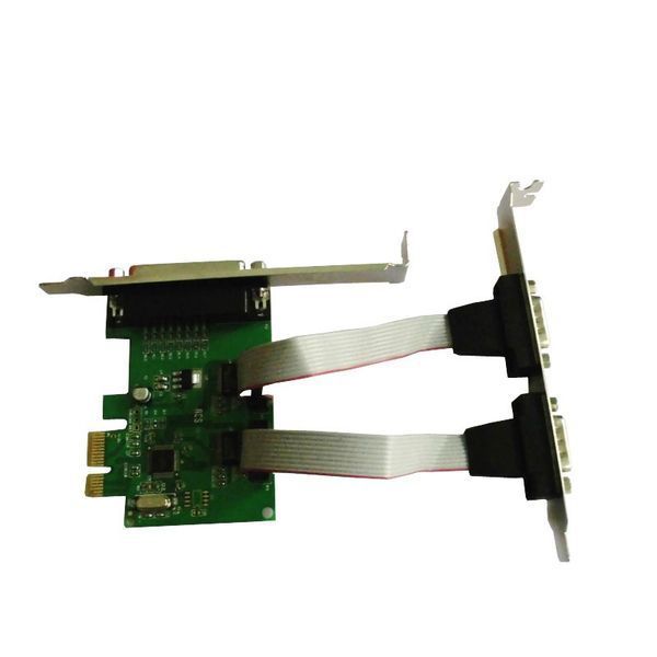 Контроллер PCIE - RS232 + IEEE 1284 LPT (2 port COM + 1 port LPT) 2772 фото