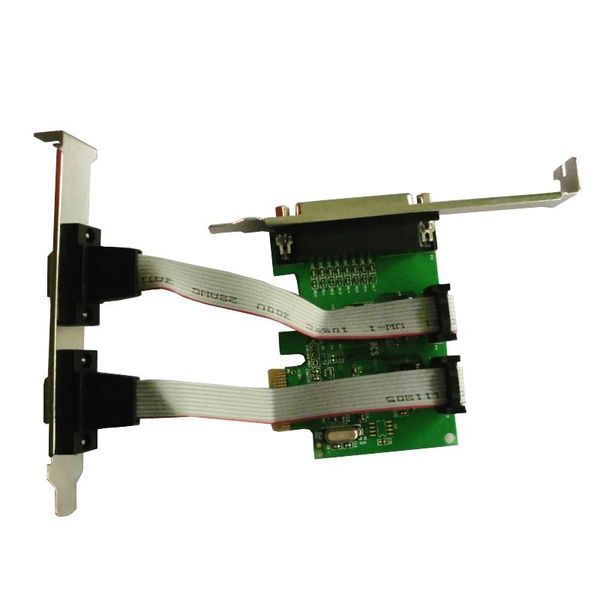 Контроллер PCIE - RS232 + IEEE 1284 LPT (2 port COM + 1 port LPT) 2772 фото