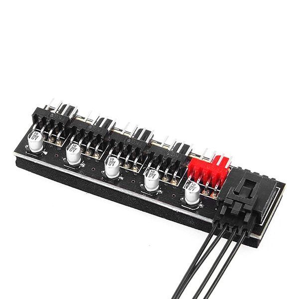 !!! НЕ ASUS!! сплітер охолодження вентилятор 5 порт (SATA) PWM Cooler Fan HUB Splitter 6135 фото