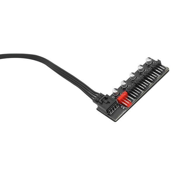 !!! НЕ ASUS!! сплітер охолодження вентилятор 5 порт (SATA) PWM Cooler Fan HUB Splitter 6135 фото