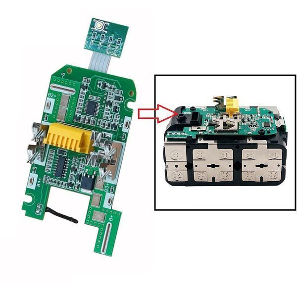 Плата контроллер зарядки балансировки Makita 18В для шуруповерта (18V 3.0Ah BL1850B BL1840B) 7200 фото