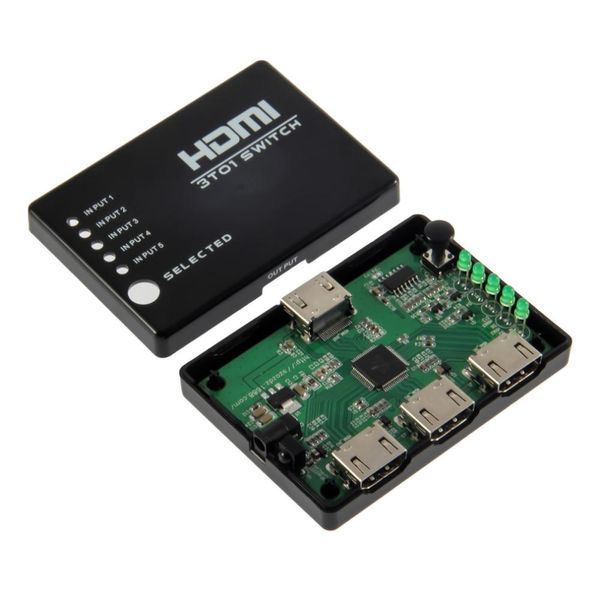 Світчер HDMI 1.3b відео аудіокомутатор (3 HDMI in &mdash; 1 HDMI out) пульт ДК remote control керування 3511 фото