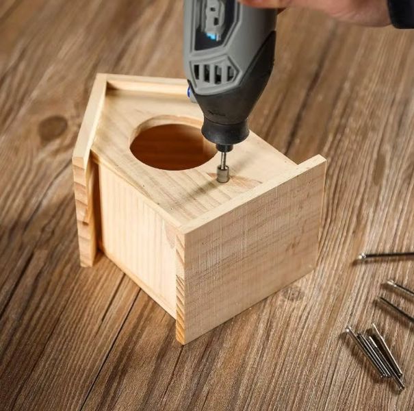 Набор фрез по дереву (10 шт) под хвостовик 3 мм 1/8" Portable HSS Router Bits Rotary Tool Set DIY Wood Cutter 8064 фото