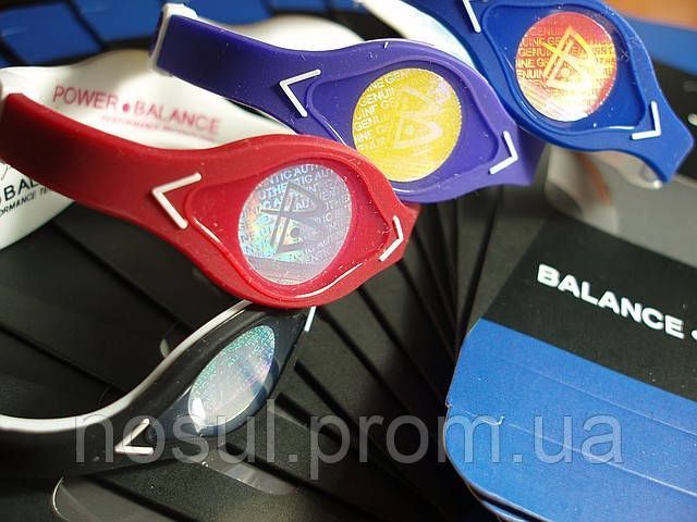 Новая модель силиконовых браслетов Power Balance серия "Game Day". 7076839 фото