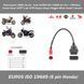 Перехідник OBD2 16 pin - 6 pin (Honda) червоний EURO5 ISO 19689 (K-Line + CAN-Bus) Guzzi V85TT Late KTM&nbsp;aojue Vespa Piaggio Milan 7304 фото 1