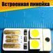 Термостойкий паяльный мат коврик 34*23 см с нанесенной линейкой 0...20 см (коврик для пайки с ячейками) антист 4804-2 фото 5