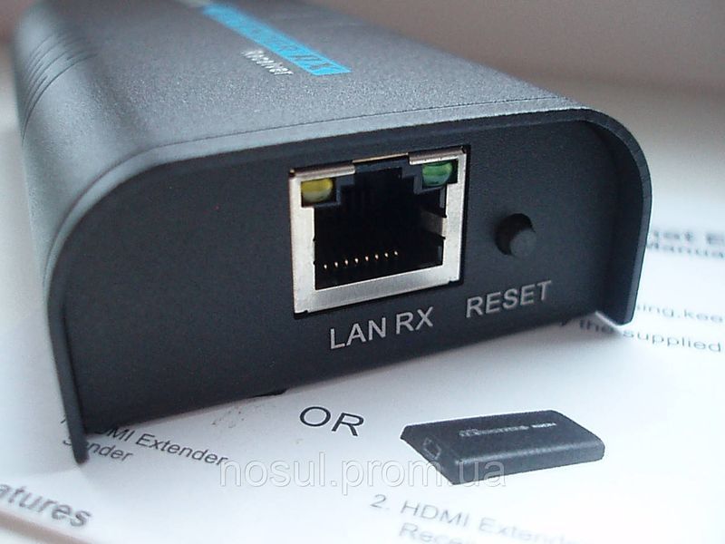 HDMI ресивер приймач receiver адаптер подовжувач HDMI за витою парою до 120 м 3812 фото