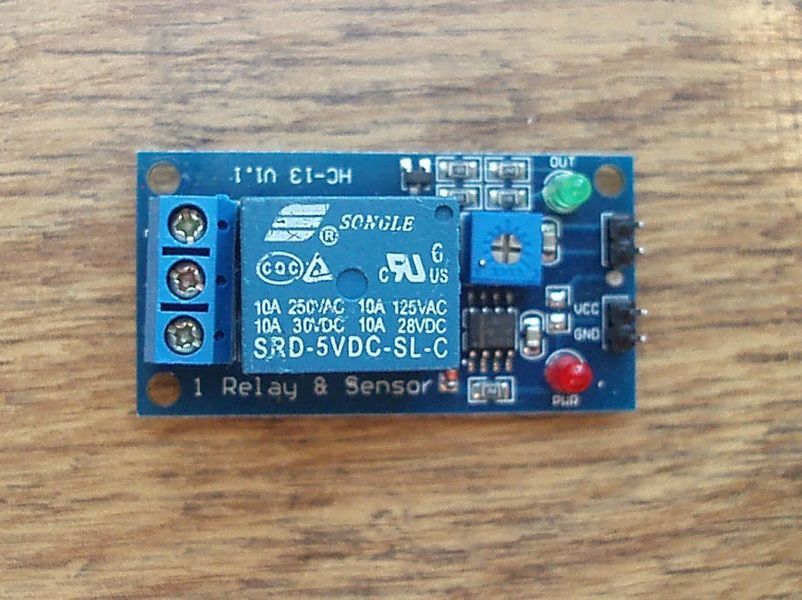 Реле 5V DC контроллер с датчиком влажности, аквастоп 5152 фото