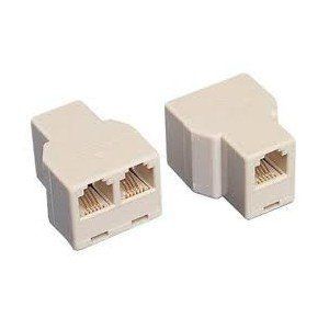 Сплиттер RJ45 (splitter) для витой пары подключение одним кабелем 0157 фото