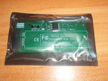 N-UX31 Nuo-Fang SATA 22 pin (7+15) - mSATA Mini PCI-E PCBA перехідник для встановлення/заміни HDD на SSD Asus&nbsp;UX31 UX21 XM11 EP121 4210 фото