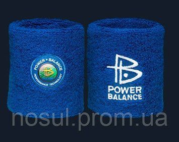 Махровый напульсник Power Balance повязка браслет 31719260 фото