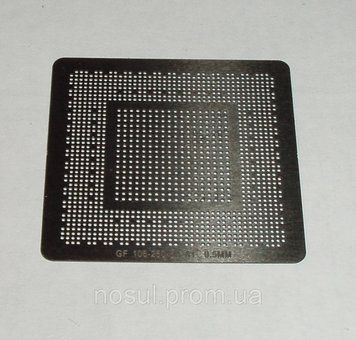 BGA шаблони Nvidia 0.5 mm GF 106-250-KA-A1 трафарети для реболлу реболінг-набір відновлення паяння ремонт пр 4089 фото