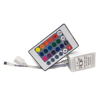 Пульт ДК (24 кнопки) + RGB контролер (12В, 6А) для LED стрічок (SMD 3528 5050 2835 5730 5630 3014 RGB LED) 3792-2 фото